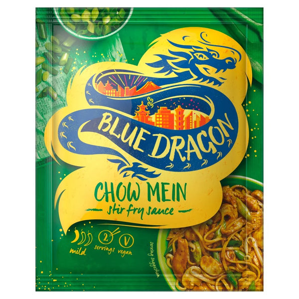 Blue Dragon Chow Mein Stir Fry Sauce 120g, front of pack