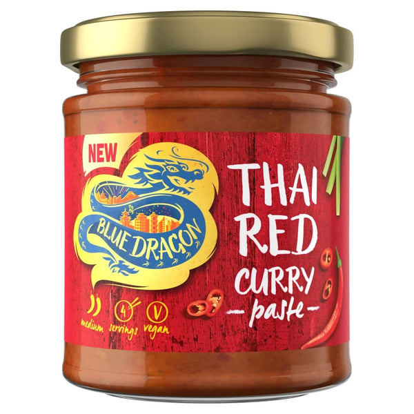 Blue Dragon Thai Red Curry Paste 170g, front of pack