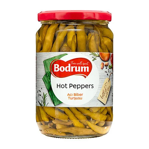 Bodrum Hot Pepper Pickle 720g, front of pack