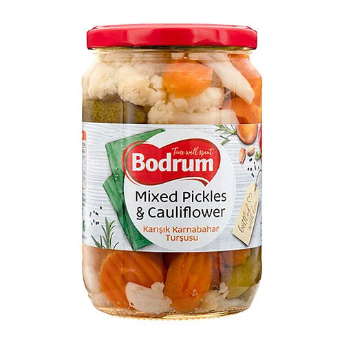Bodrum Mixed Cauliflower Pickle 720g, front of pack