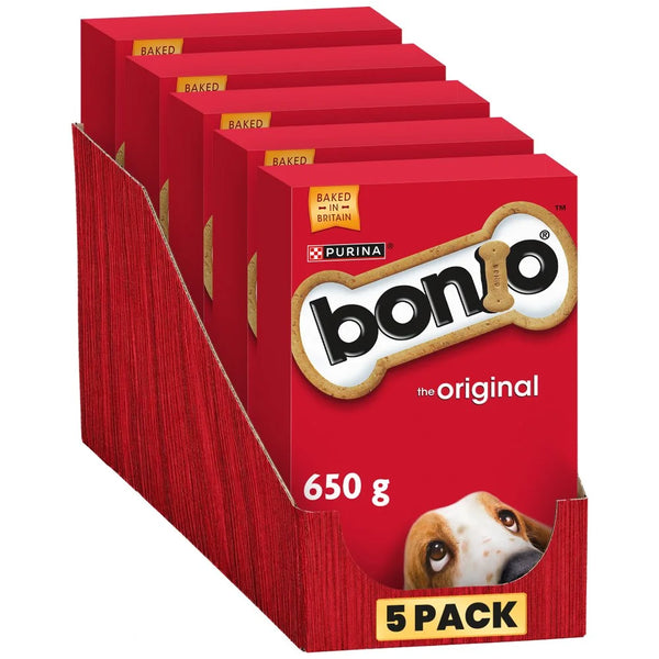 Bonio Original Dog Biscuits 650g, front of pack