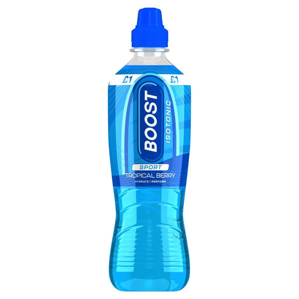 Boost Sport Tropical Berry Isotonic Drink 500ml, front of pack