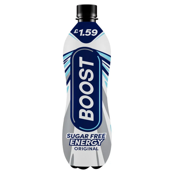 Boost Sugar Free Energy Original 1 Litre, front of pack