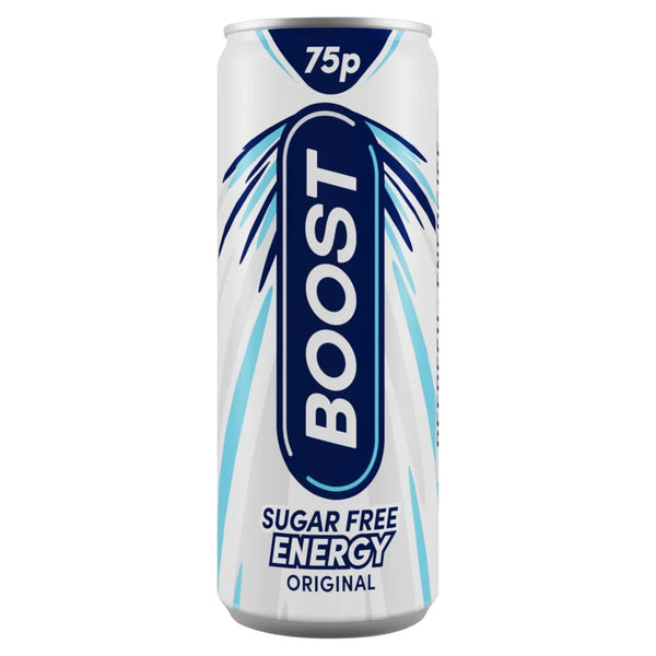 Boost Sugar Free Energy Original 250ml, front of pack