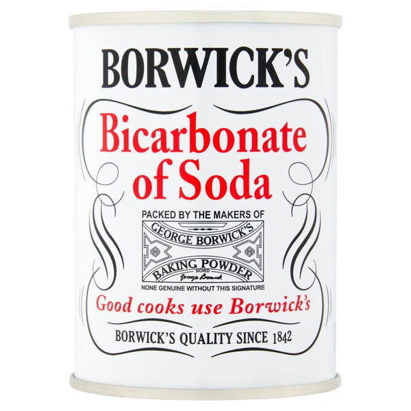 Borwick's Bicarbonate of Soda, front of pack