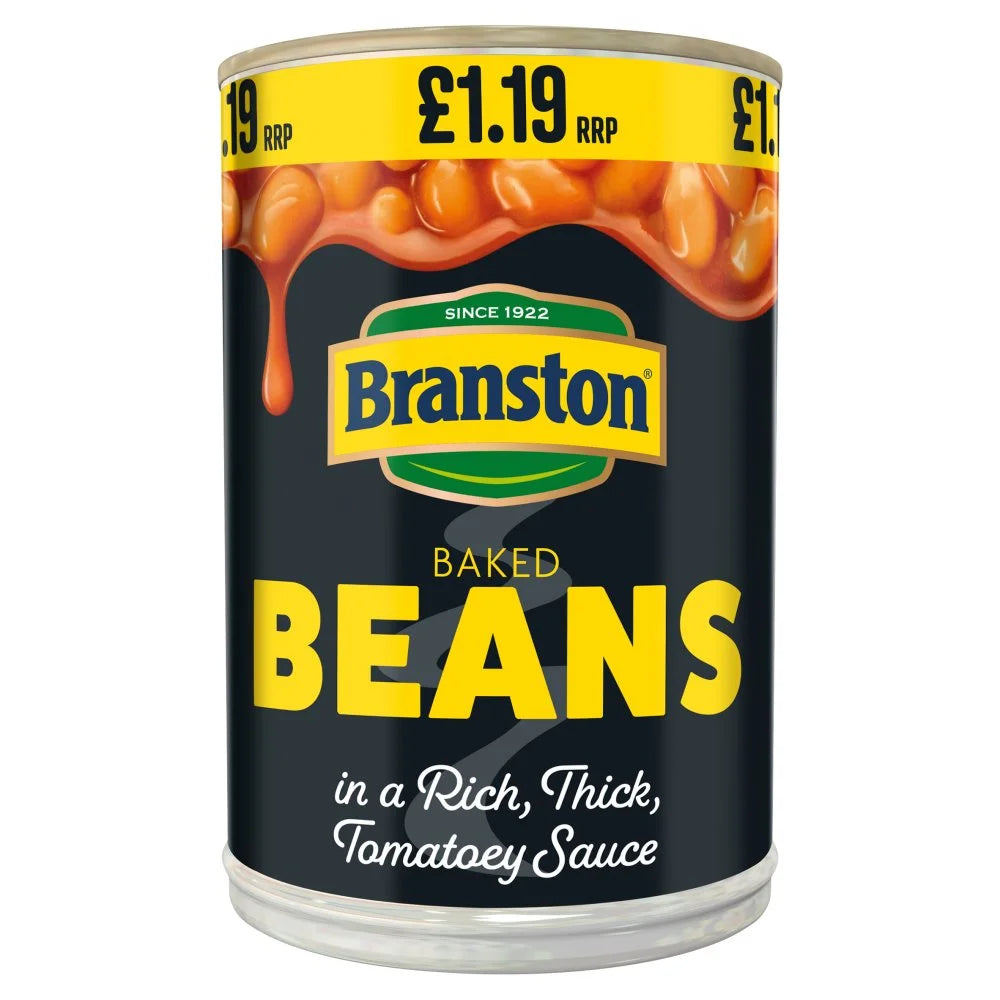 Branston Baked Beans 410g, front of pack