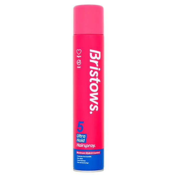 Bristows 5 Ultra Hold Hairspray 400ml, front of pack