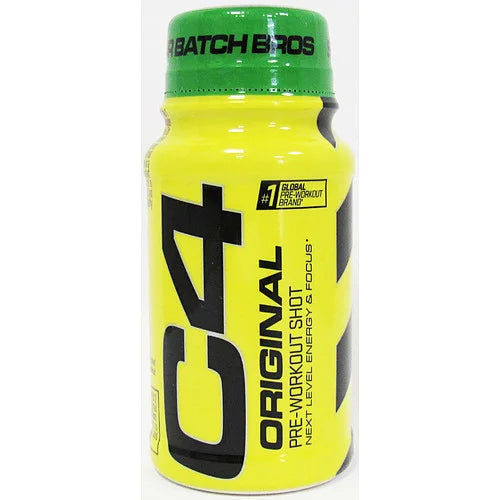 C4 Energy Sour Batch Bros Pre-Workout Shots 60ml, front of pack