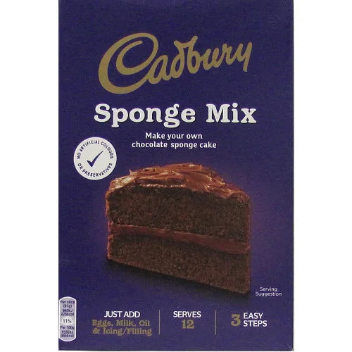 Cadbury Baking Chocolate Cake Mix 400g, front of pack