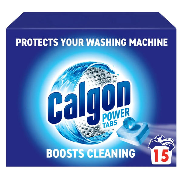Calgon 4in1 Washing Machine Cleaner Tablets 15 Pack, front of pack