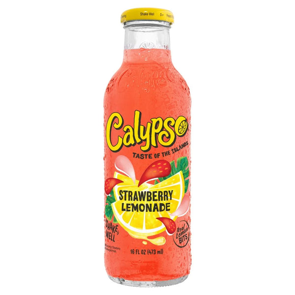 Calypso Strawberry Lemonade 473ml, front of pack