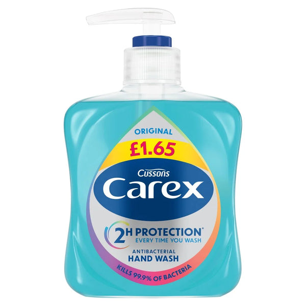 Carex Original Antibacterial Hand Wash 250ml, front of pack