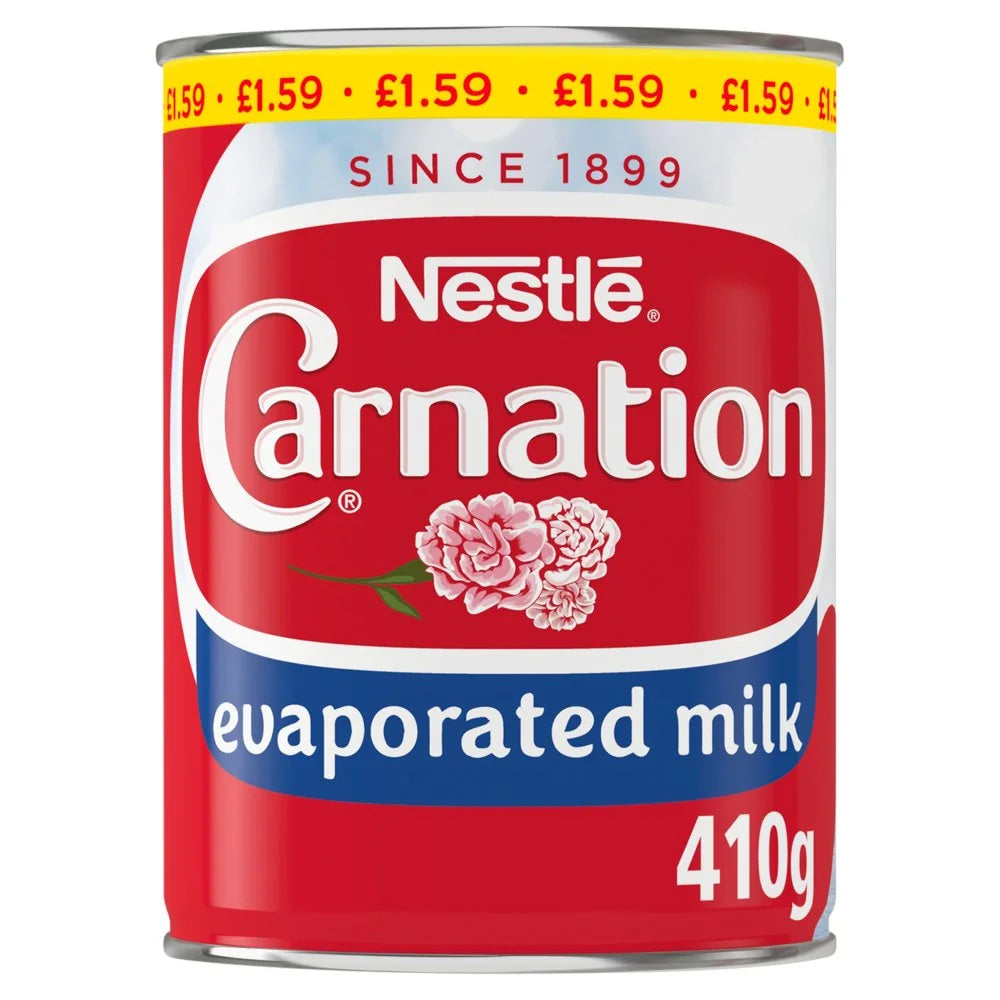 Carnation Evaporated Milk 410g, front of pack