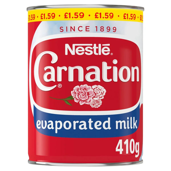 Carnation Evaporated Milk 410g, front of pack