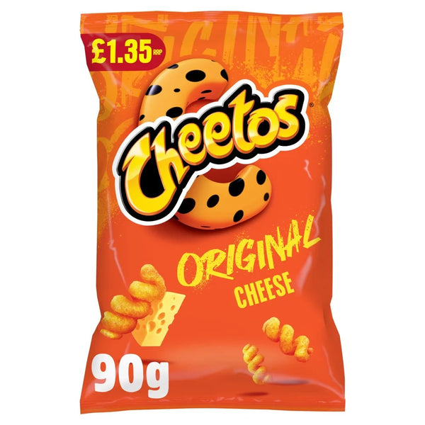 Cheetos Original Cheese Corn Puffs 90g, front of pack