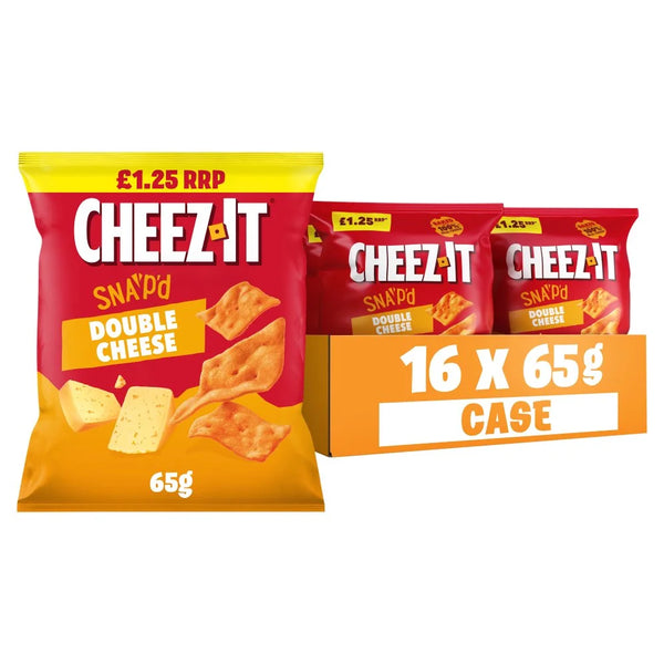 Cheez-It Double Cheese Baked Snacks 65g, front of pack