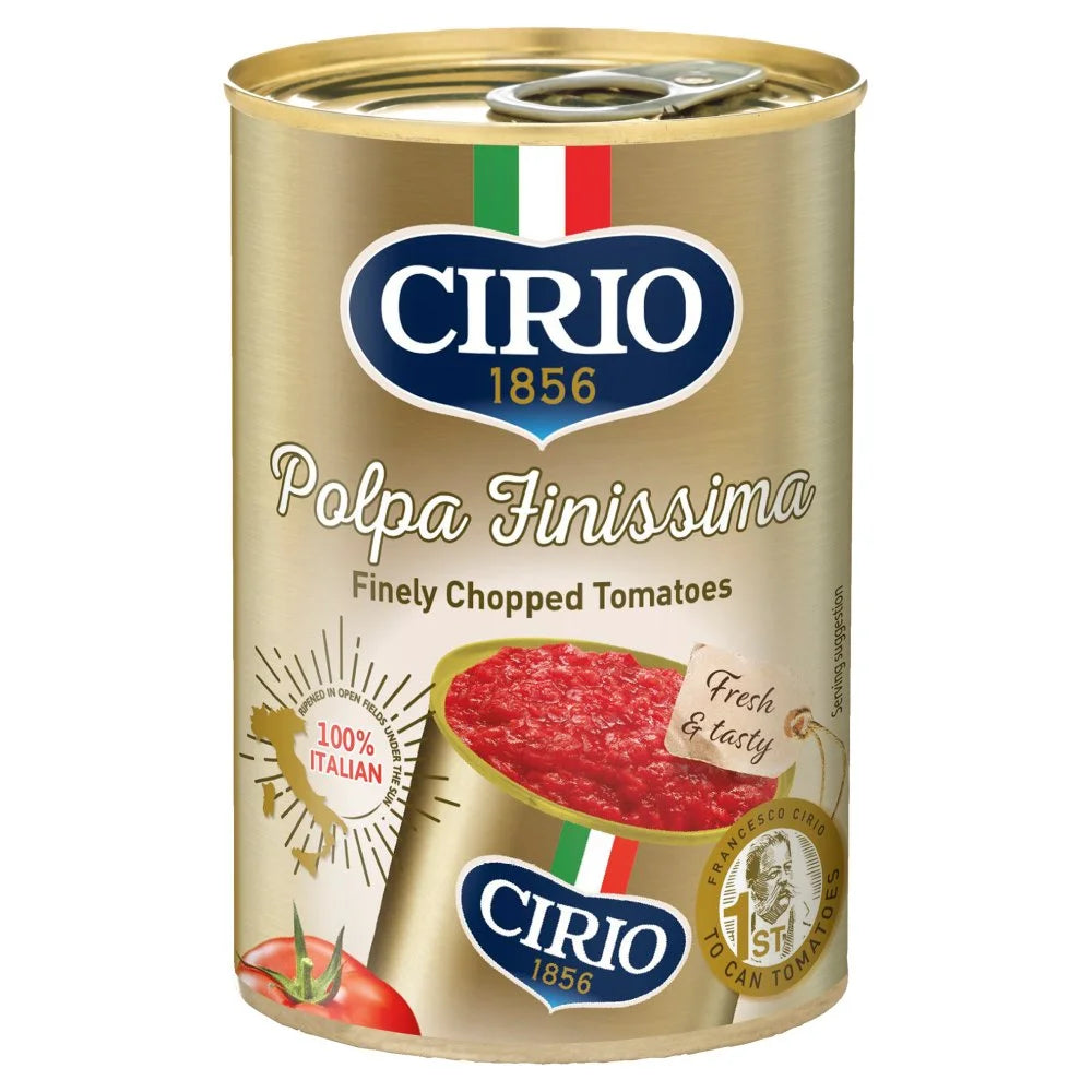Cirio Finely Chopped Tomatoes 400g, front of pack