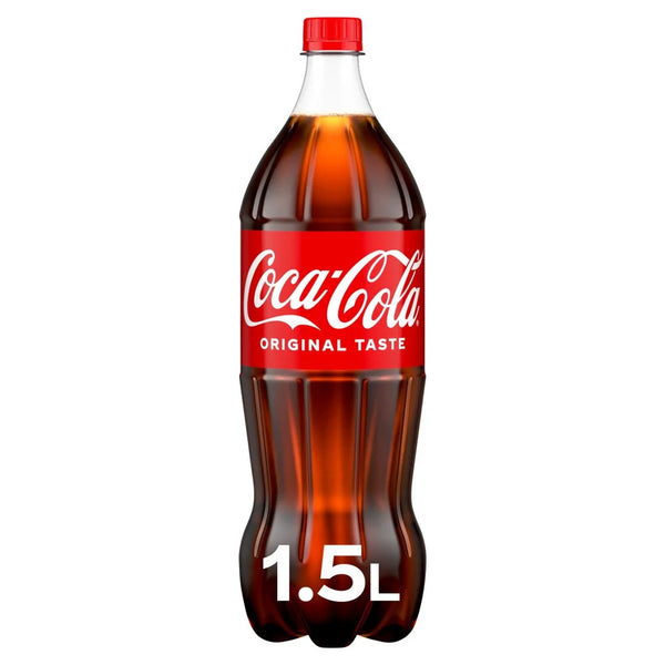 Coca-Cola Original Taste 1.5L bottle, front of pack