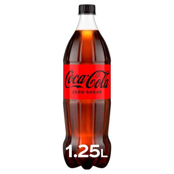 Coca-Cola Zero Sugar 1.25L, front of pack