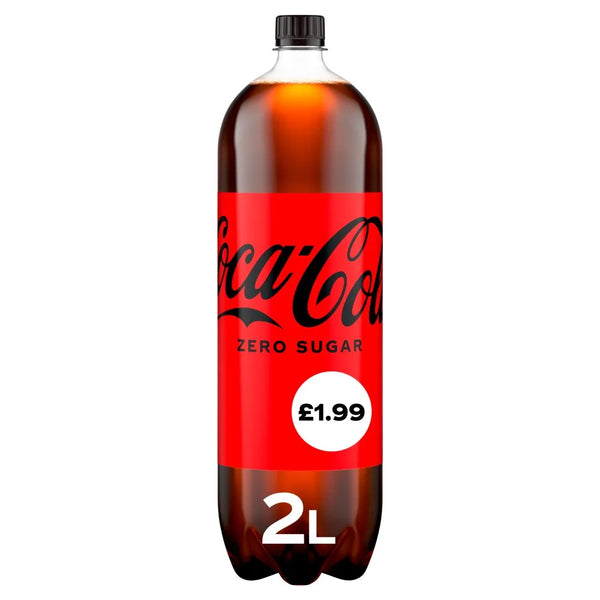 Coca-Cola Zero Sugar 2 Litre, front of pack