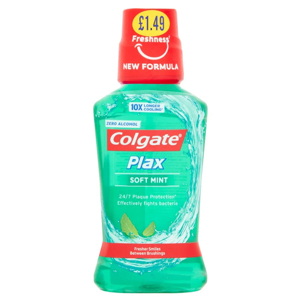 Colgate Plax Soft Mint Mouthwash 250ml, front of pack