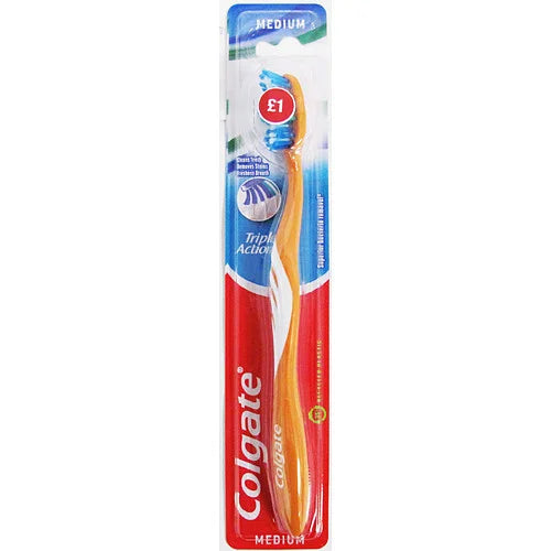 Colgate Triple Action Toothbrush, front of pack