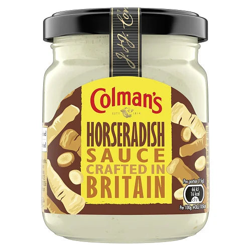 Colman's Horseradish Sauce 136g, front of pack