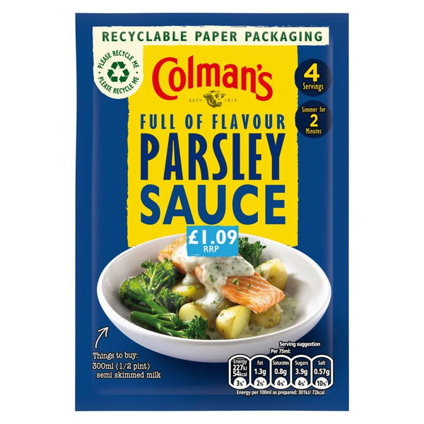 Colman's Sauce Mix Parsley 20g, front of pack