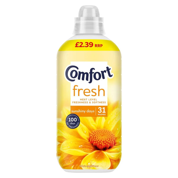 Comfort Fresh Fabric Conditioner Sunshiny Days 930ml, front of pack