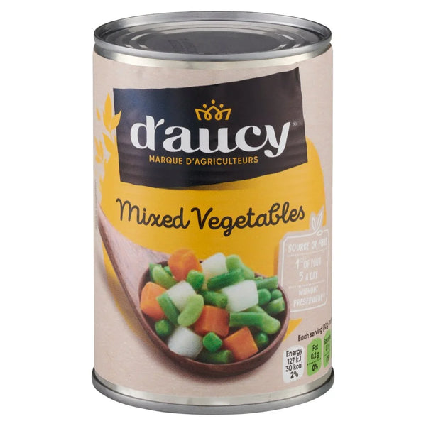D'Aucy Mixed Vegetables 400g, front of pack