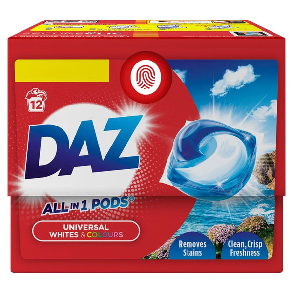 Daz All in 1 Pods 12 pack, front of pack