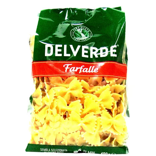 Del Verde Farfalle Pasta 400g, front of pack