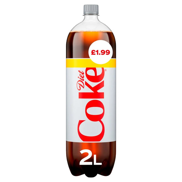 Diet Coke 2 Litre Bottle, front of pack
