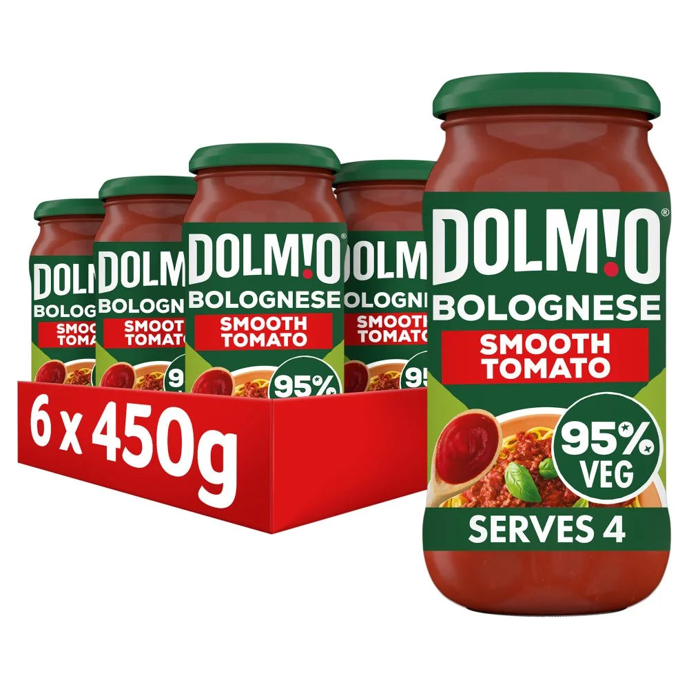 Dolmio Smooth Tomato Bolognese Sauce 450g, front of pack