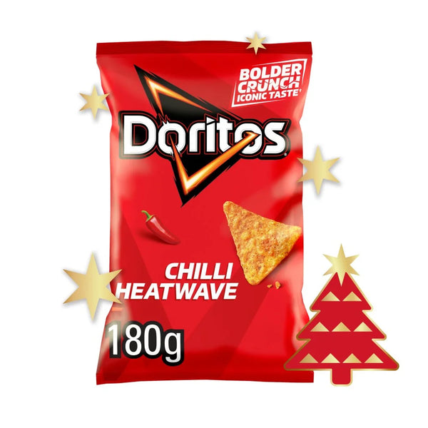 Doritos Chilli Heatwave Tortilla Chips 180g, front of pack