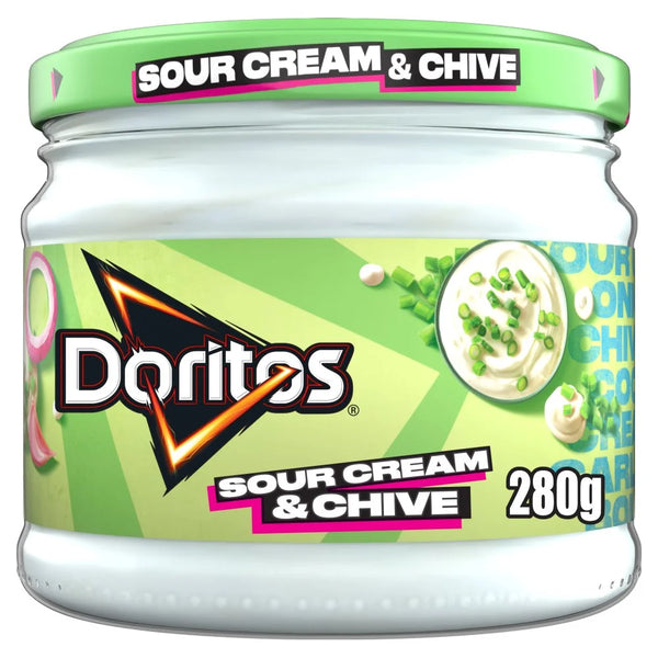 Doritos Cool Sour Cream & Chives Sharing Dip 280g, front of pack