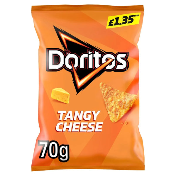 Doritos Tangy Cheese Tortilla Chips 70g, front of pack