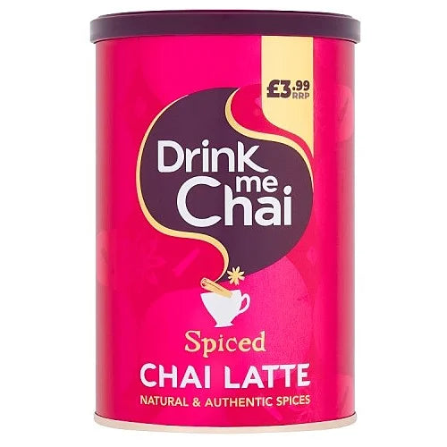 Drink Me Chai Spiced Chai Latte 250g, front of pack