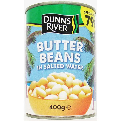 Dunn's River Butter Beans 400g, front of pack