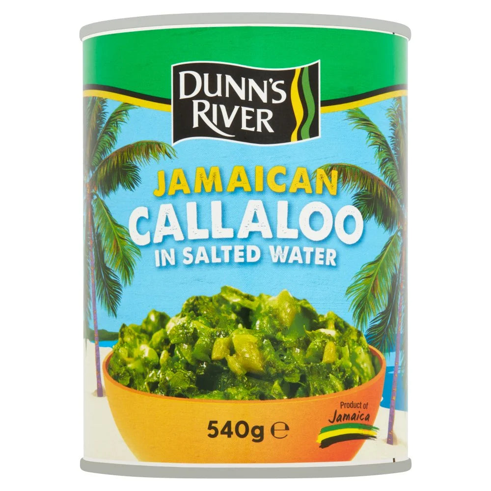 Dunn's River Jamaican Callaloo in Salted Water 540g, front of pack