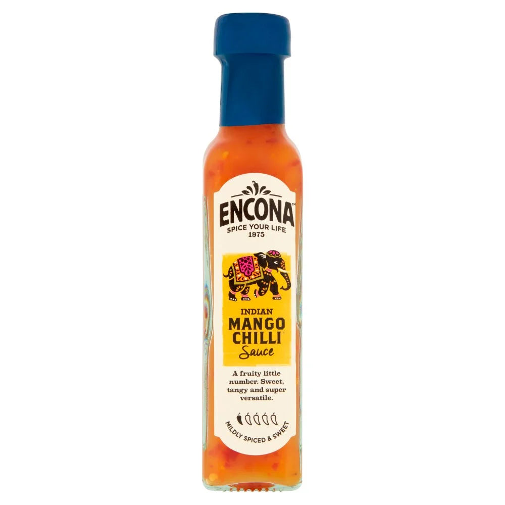 Encona Indian Mango Chilli Sauce 142ml, front of pack