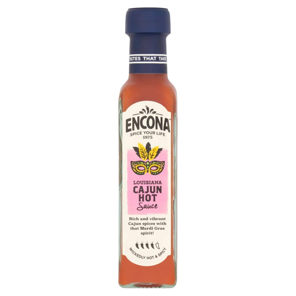 Encona Louisiana Cajun Hot Sauce 142ml, front of pack