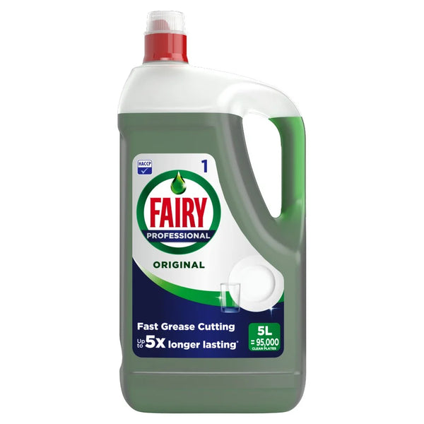 Fairy Professional Original Washing Up Liquid 5L, front of pack
