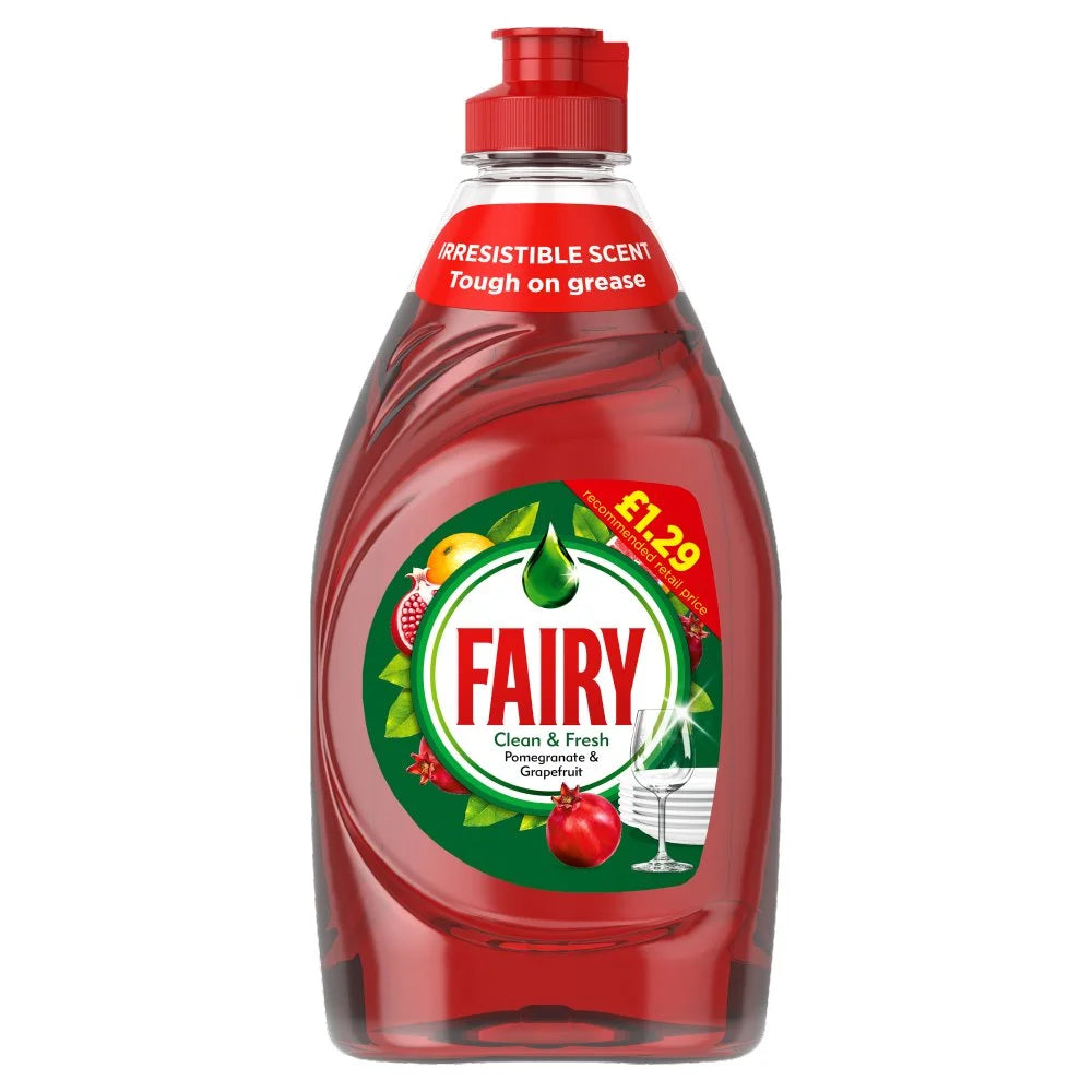 Fairy Washing Up Liquid Pomegranate and Grapefruit 320ml, front of pack