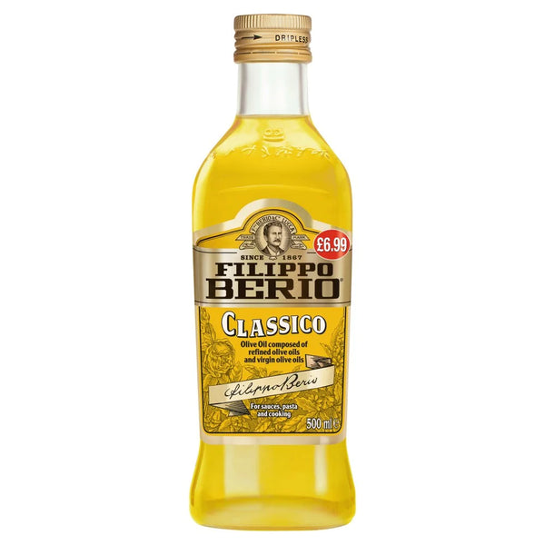 Filippo Berio Classico Olive Oil 500ml, front of pack