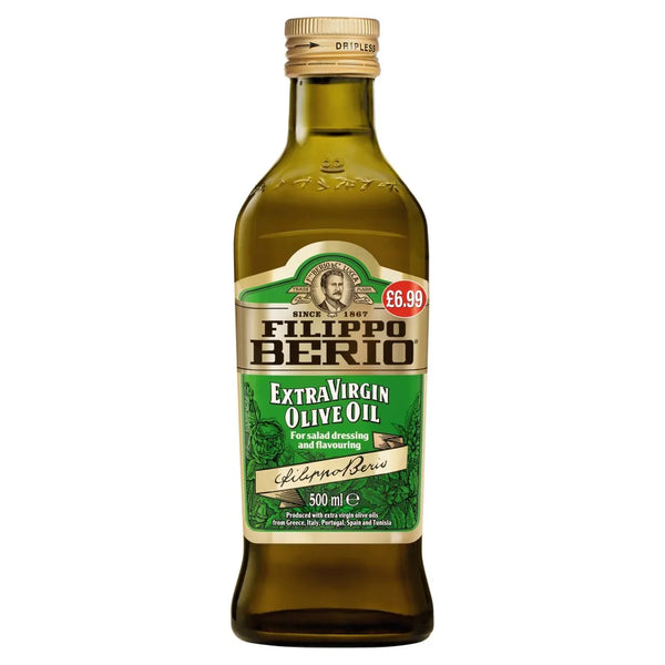 Filippo Berio Extra Virgin Olive Oil 500ml, front of pack