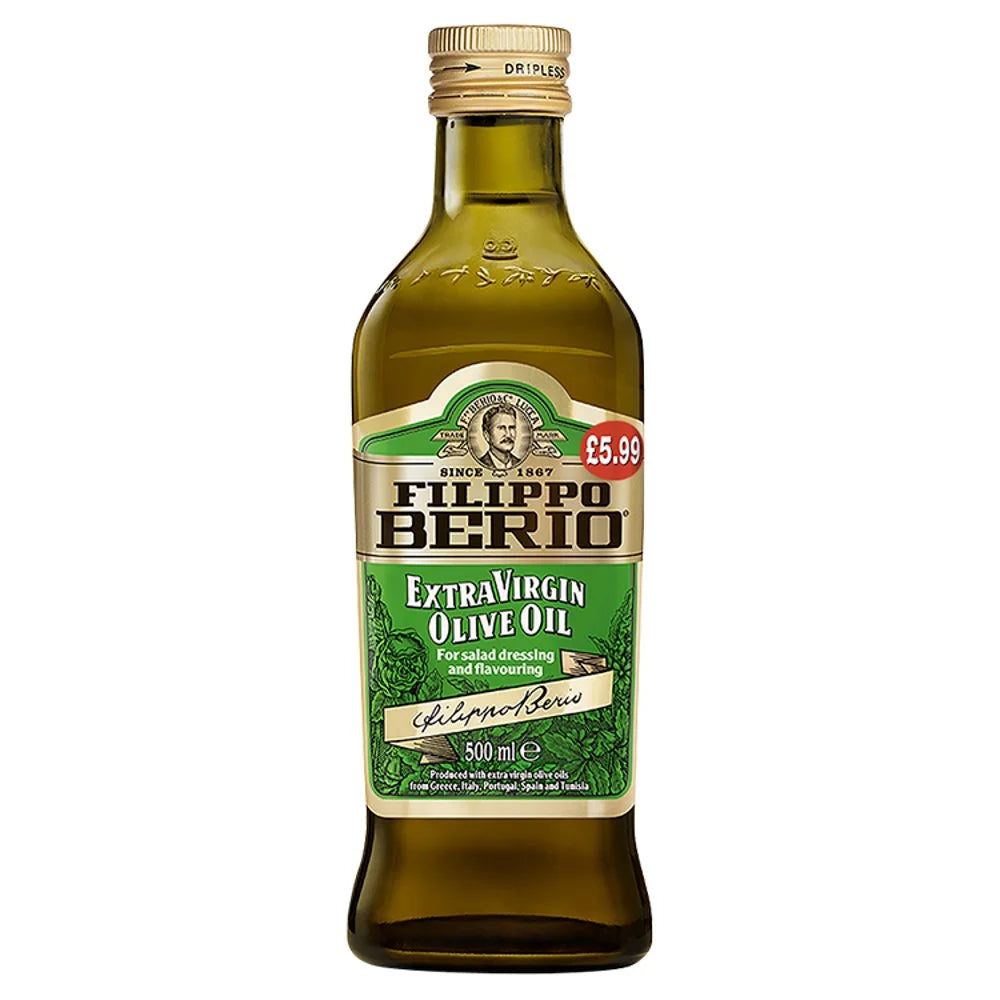 Filippo Berio Extra Virgin Olive Oil 500ml, front of pack