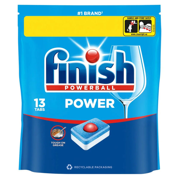 Finish Power All In One Regular Dishwasher Tablets 13 tabs, front of pack