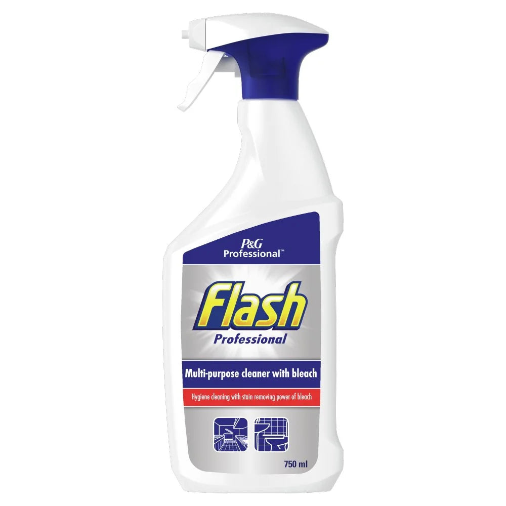 Flash Professional Multi-Purpose Cleaner With Bleach 750ml, front of pack