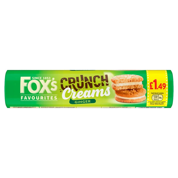 Fox's Ginger Crunch Creams 200g, front of pack